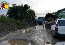 တန်ချိန်ပိုတင် တရုတ်ကုန်တင်ကားများကြောင့် မူစယ်-နမ့်ခမ်းကားလမ်း ဆိုးရွားစွာ ပျက်စီးနေ