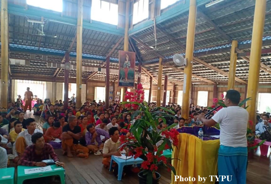 သီပေါမြို့နယ် နမ္မဘုန်းကြီးကျောင်းတွင် သျှမ်းပြည်မြောက်ပိုင်းလူထုနှင့်သံဃာတော်များမှ မူးယစ်ဆေးဝါးတားဆီးနှိမ်နင်းရေးနှင့်ပတ်သက်သည့် တွေ့ဆုံဆွေးနွေးမှု ဧပြီလ ၁၈ ရက်နေ့တွင်ပြုလုပ်