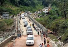 မိုင်းခွဲဖျက်ဆီးခံရသော ဂုတ်တွင်းတံတားအား ပြန်လည်မွမ်းမံဆောက်လုပ်ပြီးစီး