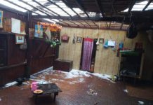 ကျေးသီးမြို့နယ် မိုးသီးကျ အိမ် ၇ လုံး ပျက်စီး