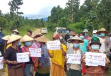 ဆီဆိုင် ဒေသဦးစီး ကုန်းမြင့်မြေဖော်သည့် ကိစ္စ ဒေသခံ သဘောမတူ