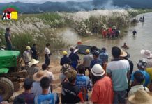 မူဆယ် SNLD ပါတီ စည်းရုံးရေး ကား ရွှေလီမြစ်ထဲကျ ၃ဦး သေဆုံး၊ကလေးတဦးပျောက်ဆုံးနေဆဲ