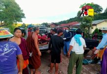 မိုင်းကိုင်တိုက်ပွဲ အရပ်သား (၄)ဦး လက်နက်ကြီး ထိမှန်