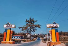 နမ့်ခမ်းဈေးအတွင်း စစ်ကောင်စီ ရောက်လာ ပြည်သူများ ထိတ်လန့်နေ