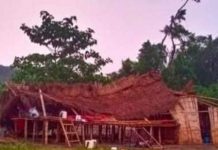 တာလေမြို့နယ် လေပြင်းတိုက်ခတ် ဒေသခံ နေအိမ်တစ်ချို့ ပျက်စီး