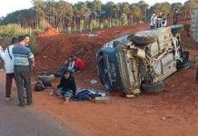 တန့်ယန်း ယာဉ်တိမ်းမှောက် ကလေးအပါအဝင် လူ ၅ ဦး ထိခိုက်ဒဏ်ရာရ၊ အမျိုးသား ၁ ဦးသေဆုံး