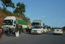 မြန်မာ – တရုတ်နယ်စပ်ဂိတ် မူဆယ်လမ်းတလျောက် ကားပိတ်ဆို့မှုဖြစ်