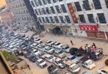 လောက်ကိုင်မြို့တွင်း ပိတ်မိနေသူများ မြို့ကို ဆက်လက်စွန့်ခွာ