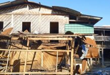 ပန်ဆိုင်းမြို့ တိုက်ပွဲကြောင့် ဘုန်ကြီးကျောင်းအပါအဝင် နေအိမ် ၃၀ ကျော်ပျက်စီး