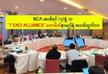 NCA အပစ်ရပ် (၇)ဖွဲ့ က “7 EAO Alliance” နာမည်နဲ့ အသစ်ထွက်လာ