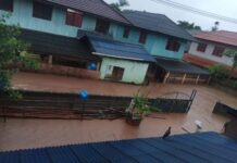 မိုင်းယောင်းမြို့နယ်တွင်း မိုးအဆက်မပြတ်ရွာ ရေကြီးရေလျှံမှုဖြစ်နေ