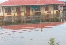 ပုံးအင်းဒေသ ရေကြီးမှုကြောင့် လမ်းပျက်စီး