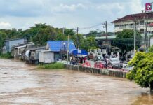 ချင်းမိုင်မြို့ နမ့်ပင်းချောင်းရေ စိုးရိမ်ရေအမှတ်ထက်မြင့်တက် ရေကြီးနိုင်ဟု ဆည်းမြောင်းဌာန အရေးပေါ်ကြေညာ