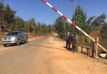 တောင်ကြီး – ပင်လုံကြား ကျောက်တန်းလမ်း လက်နက်ကိုင် စစ်ဆေးရေးဂိတ်များလာ