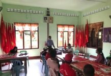 မိုင်းတုံမြို့ရှိ NLD ပါတီရုံးကို စစ်ကောင်စီ မြို့နယ်ထွေအုပ်ရုံး လာရောက်ချိတ်ပိတ်