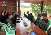 ထိုင်းစစ်တပ်နှင့် UWSA အရာရှိငယ်များ နယ်စပ်တည်ငြိမ်ရေး တွေ့ဆုံဆွေးနွေး