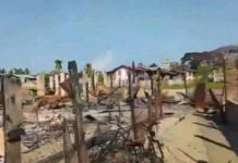 ဗန်းမော်မြို့ စစ်ကောင်စီ ဆက်တိုက် ဗုံးကြဲ