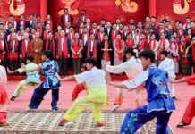 စစ်ရှုံးခေါင်းဆောင် ရှောင်လင်သိုင်း ကြည့်ရှူ “ရေကိုတားလို့ အကြားမထင်” ဟု ကြုံးဝါး၊ လှပသည့် အနာဂတ် တည်ဆောက်မည်ဟု တရုတ်သံအမတ် တုန့်ပြန်