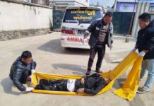 မူဆယ်မြို့ နေအိမ်ထဲဝင်ခိုးရန် ကြိုးစားသည့် အမျိုးသား လှေကားတက်ရင်း ပြုတ်ကျသေဆုံး