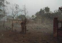 နောင်ချိုမြို့နယ် စစ်ကောင်စီလေကြောင်းတိုက်ခိုက်မှုကြောင့် အရပ်သား ၄ ဦးသေဆုံး၊ ၄ ဦးဒဏ်ရာရ