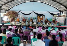 Sky Villa ကွန်ဒိုပြိုကျမှုအတွင်း ကွယ်လွန်ခဲ့သည့် သီပေါစစ်ဘေးရှောင် မိသားစုအတွက် SSPP ဌာနချုပ်တွင် ရေစက်ချအမျှဝေ