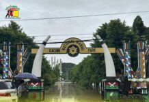 ဧရာဝတီမြစ်ရေ မြင့်တက်မှုကြောင့် မြစ်ကြီးနားမြို့ရှိ မြစ်ကမ်းဘေးနှင့် မြေနိမ့်ပိုင်းနေအိမ်များ ပြောင်းရွှေ့ရ