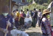 ရွာငံတွင် ပျူစောထီးများက စစ်ကောင်စီအတွက် စစ်သားစုဆောင်းပေးနေ