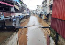 တာချီလိတ်မြို့တွင် ရေထပ်ကြီးပြန်