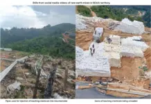 မိုင်းလားတပ် NDAA ထိန်းချုပ် မိုင်းယောင်းမြို့နယ်ထဲ မြေရှားသတ္တုတွင်း (၁၉) ခုတိုးလာ