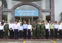 မိုင်းလားရောက် စစ်ကောင်စီခန့် သျှမ်းပြည်ဝန်ကြီးချုပ် တရုတ်နယ်ခြားမှတ်တိုင် သွားစစ်ဆေး