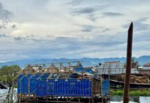 အင်းလေးတွင် လေပြင်းတိုက်ခတ် နေအိမ်များ ခေါင်မိုးလန် ပျက်စီး