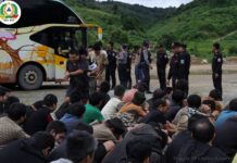 NDAA ထိန်းချုပ် မိုင်းလားမြို့ တာလော့ဂိတ်တွင် ကျားဖြန့်လုပ်ကိုင်သူများကို တရုတ်နိုင်ငံသို့ စစ်ကော်မရှင်လွှဲပေး