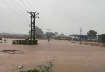 ကျောက်မဲမြို့နယ် နောင်ပိန်ရွာတွင် မိုးရွာသွန်းမှုကြောင့် ရေကြီးရေလျှံဖြစ်၊ ကားတစ်စီး မျှောပါပြီး လူနှစ်ဦး ရှာမတွေ့သေး