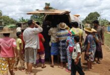 ကျောက်မဲမြို့နယ် စစ်ကော်မရှင်တပ် ပစ်ခတ်သည့် လက်နက်ကြီးထိမှန်ပြီး လင်မယားနှစ်ဦး သေဆုံး