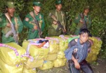 ထိုင်း-မြန်မာနယ်စပ်တွင် စိတ်ကြွဆေးပြား ငါးသန်းနီးပါးကို “ဝ” တပ်ဖွဲ့ဖမ်းမိ