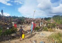 ကျောက်မဲမြို့အနီး ၃ မိုင်အကွာ တိုက်ပွဲပြင်းထန်၊ စစ်ကော်မရှင်တပ် အဆိပ်ဗုံးကြဲဟု TNLA ပြော