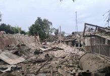 TNLA ထိန်းချုပ် နမ္မတူမြို့ တစ်ပတ်ထဲ ၃ ကြိမ်မြောက် ဗုံးထပ်ကြဲခံရ၊ ဘုန်းကြီးကျောင်းထိမှန်ပျက်စီး