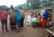 ဖယ်ခုံ – ပင်လောင်းနယ်စပ်ရှိ စစ်ရှောင် ၅၀၀ ကျော်အတွက် ဆေးဝါး နှင့် အနွေးထည်များလိုအပ်