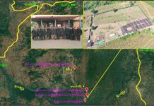 ကျောက်မဲမြို့နယ် ကျားဖြန့်လုပ်ငန်းနေရာကို စစ်တပ်ဝင်စီး၊ တရုတ်နိုင်ငံသား ၂၈ ဦး ဖမ်းမိ Kyaukme_Scam_Center_Arrested_1