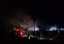 ဆီဆိုင်မြို့မ ဈေးဆိုင်ခန်းများ မီးရှို့ခံရ