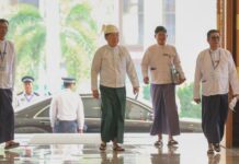 အမျိုးသားလွှတ်တော်ဥက္ကဋ္ဌအဖြစ် စစ်ကောင်စီအတွင်းရေးမှူး ဦးအောင်လင်းဒွေးကို တင်မြှောက်