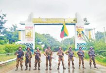 စစ်တပ်ထိန်းချုပ် သီပေါမြို့အနီး ရှော့တိုက်ဒုံးပစ်ခတ်ခံရ
