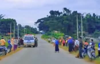 ဆီဆိုင်မြို့နယ် PNO ကားဖြင့်တိုက်ပြီး အမျိုးသားပွဲချင်းပြီးသေဆုံ