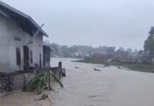 လားရှိုးမြို့နယ် နမ့်ပေါင်ဒေသ ရေကြီး လယ်ယာများ ပျက်စီး၊ နေအိမ်ရေနစ်မြှုပ်