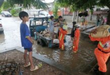 ဒုဋ္ဌဝတီမြစ်ရေ စံချိန်တင် မြှင့်တက်၊ သီပေါအနိမ့်ပိုင်းရပ်ကွက်နေ ပြည်သူများ စတင်ပြောင်းရွှေ့