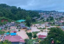 ကလောမြို့ ရေကြီးနေ ၊ ရေဘေးအတွက် အရေးပေါ် စားဝတ်နေရေးလိုအပ်